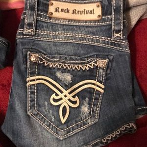 Size 26 rock revival jean shorts